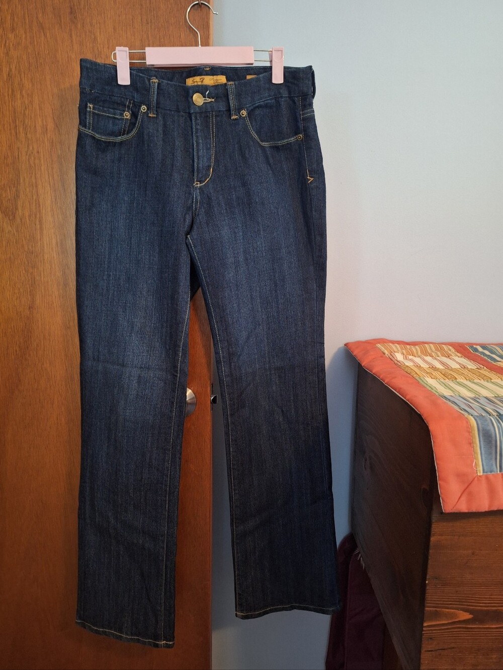 Seven7 Premium Denim Dark Wash Boot Cut - Women's Size 8 Like New